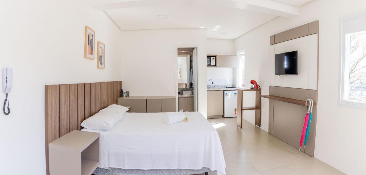 Apartamento Locar-In Gramado Flat Centro A 600 M Da Rua Coberta Exterior foto