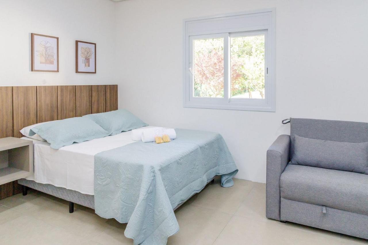 Apartamento Locar-In Gramado Flat Centro A 600 M Da Rua Coberta Exterior foto