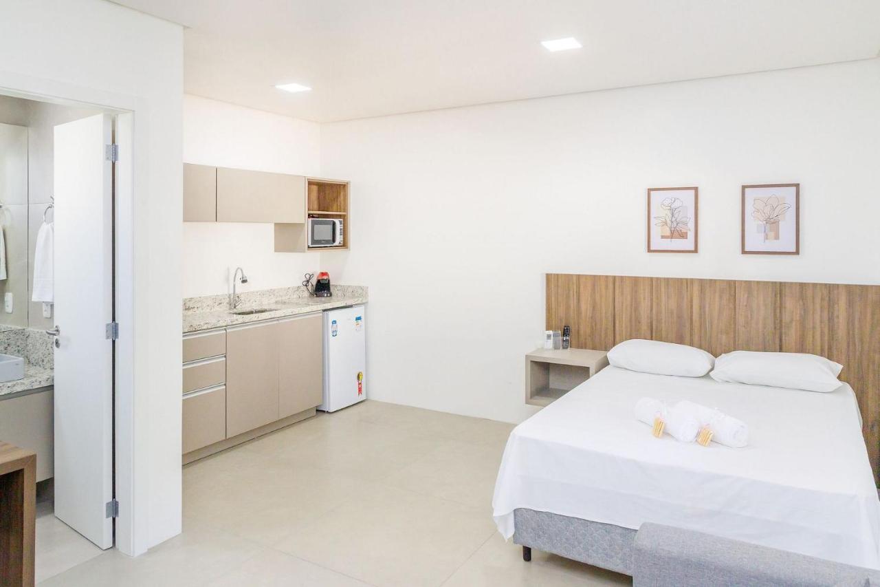 Apartamento Locar-In Gramado Flat Centro A 600 M Da Rua Coberta Exterior foto