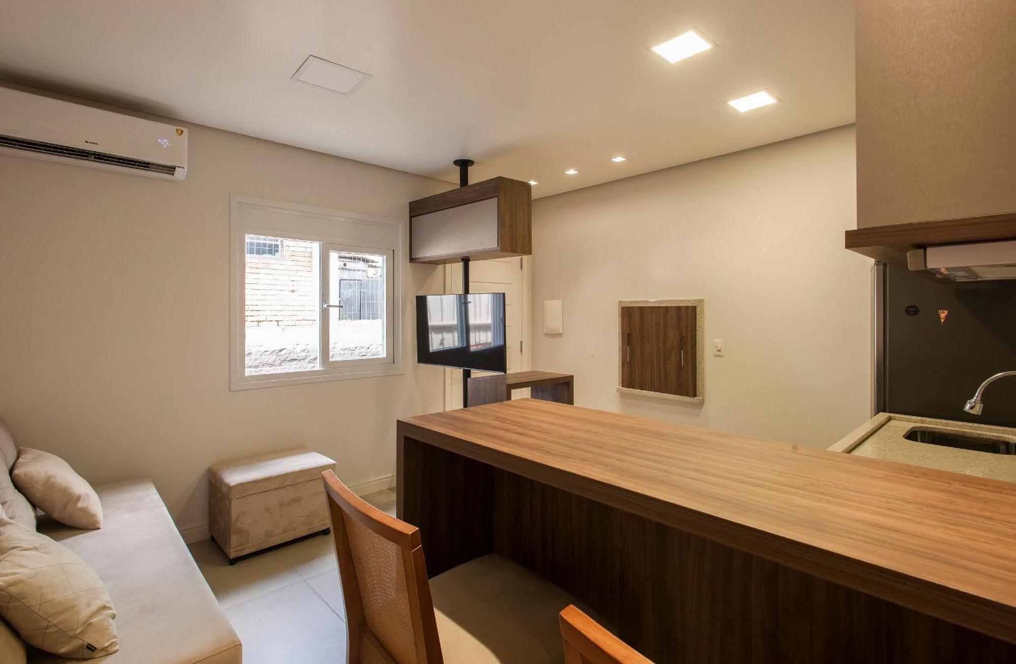 Apartamento Locar-In Gramado Flat Centro A 600 M Da Rua Coberta Exterior foto